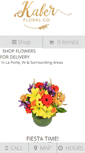 Mobile Screenshot of kaberfloral.com