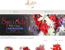 Tablet Screenshot of kaberfloral.com